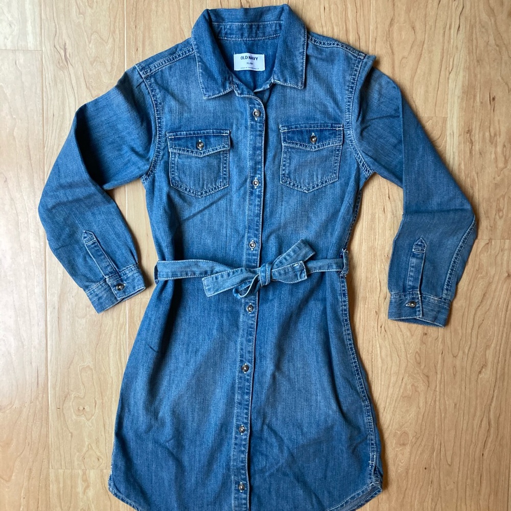 Old Navy Girls Blue Jean Dress